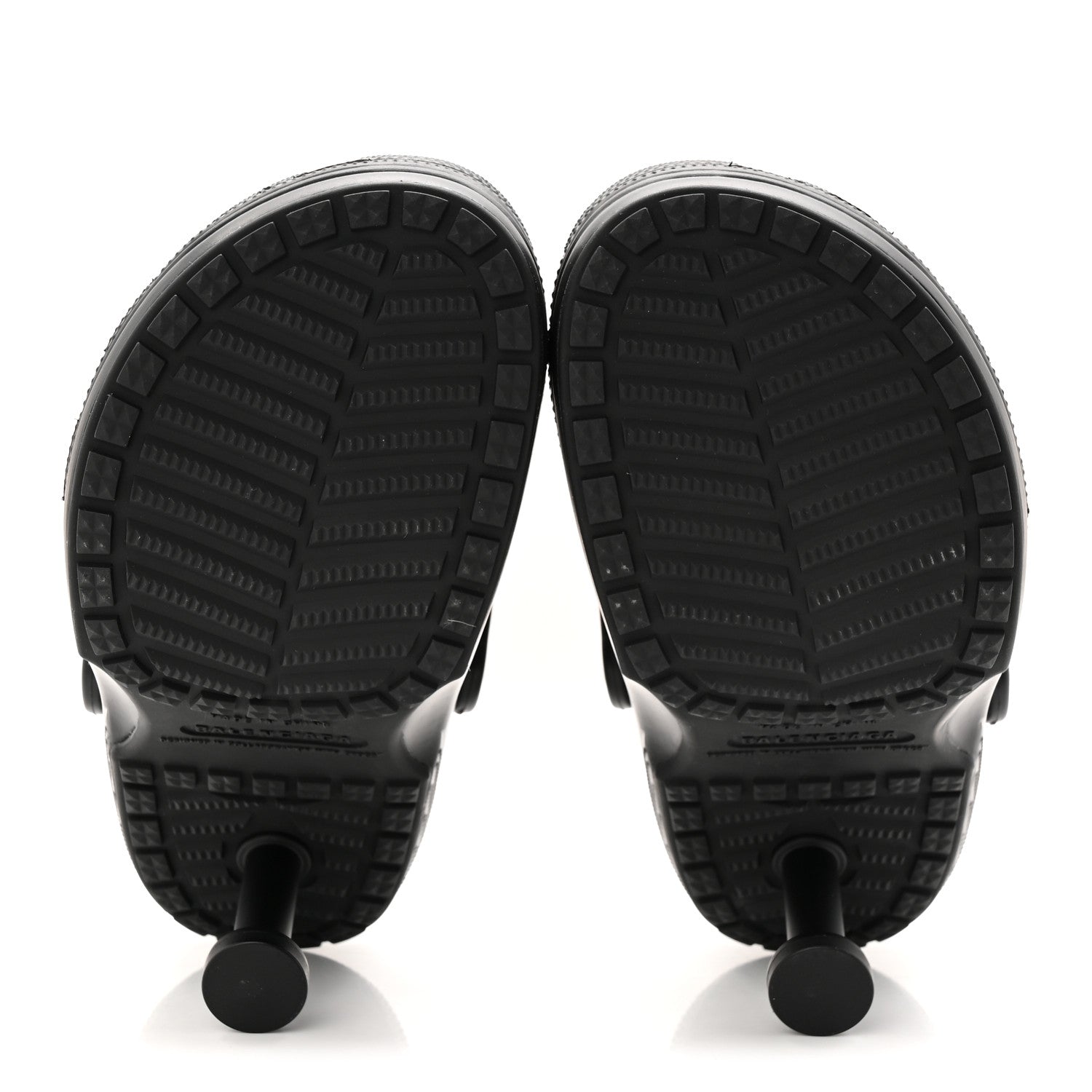 Balenciaga X CROCS Rubber Womens Madame 80 Sandals 37 Black 6 of 10