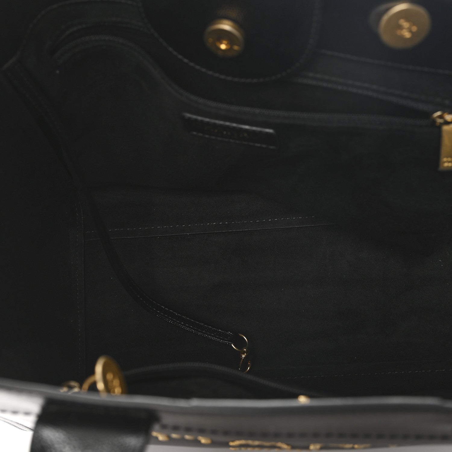 Chanel Caviar Small Studded Deauville Tote Black 5 of 13