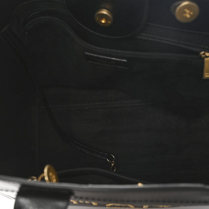 Chanel Caviar Small Studded Deauville Tote Black 5 of 13
