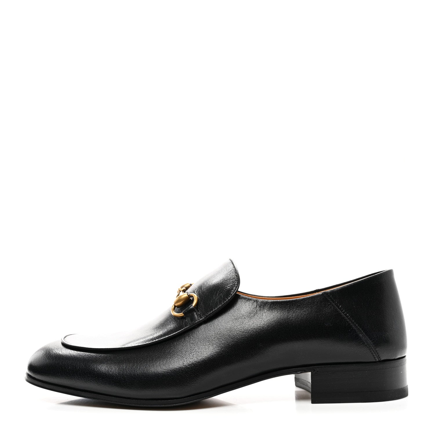 Gucci Goatskin Mens Horsebit Loafers 11 Black 1 of 9