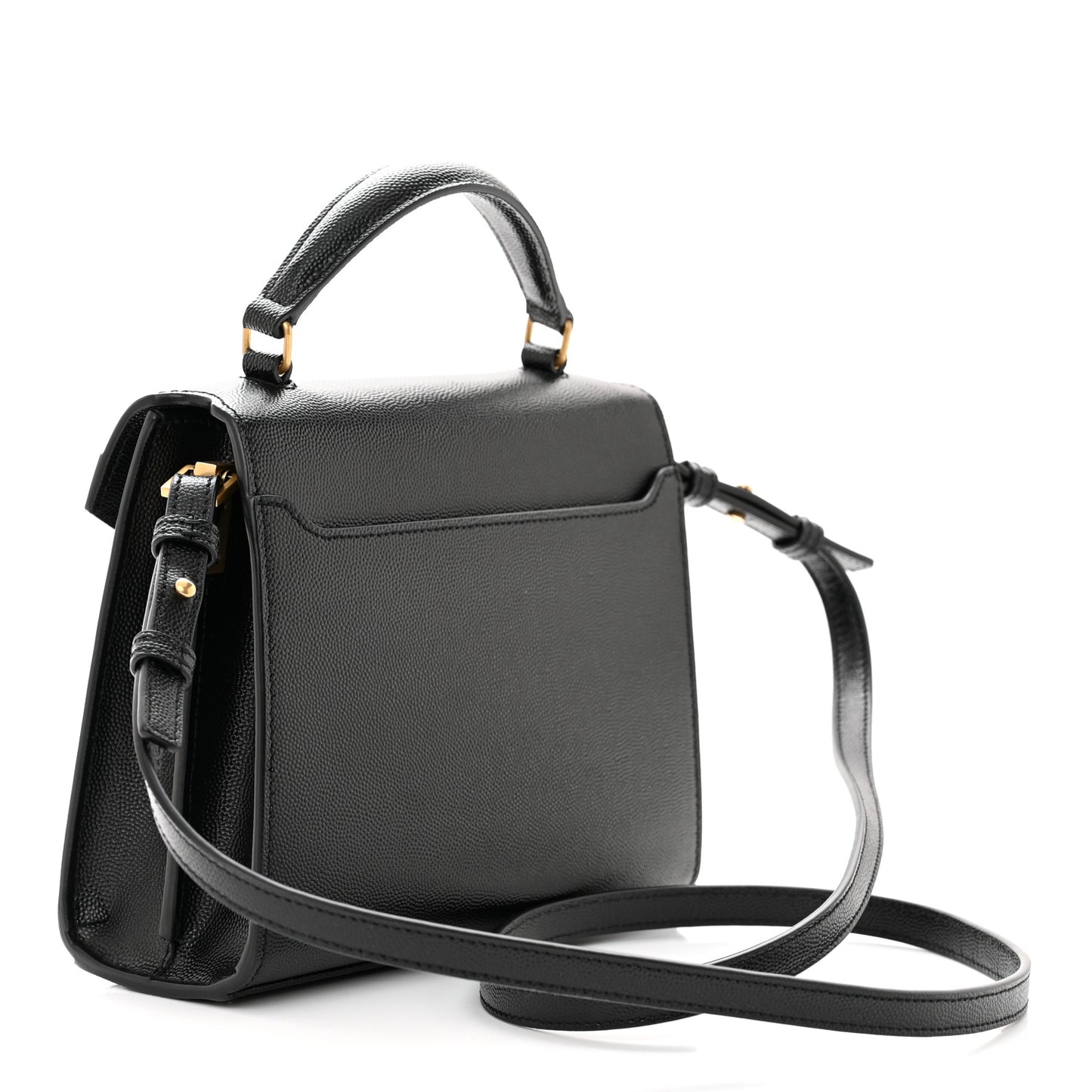 Grain de Poudre Mini Classic Monogram Cassandra Top Handle Black