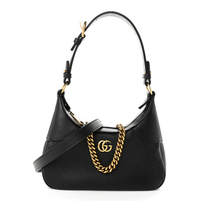 Gucci Goatskin Small Aphrodite Shoulder Bag Black 1 of 9