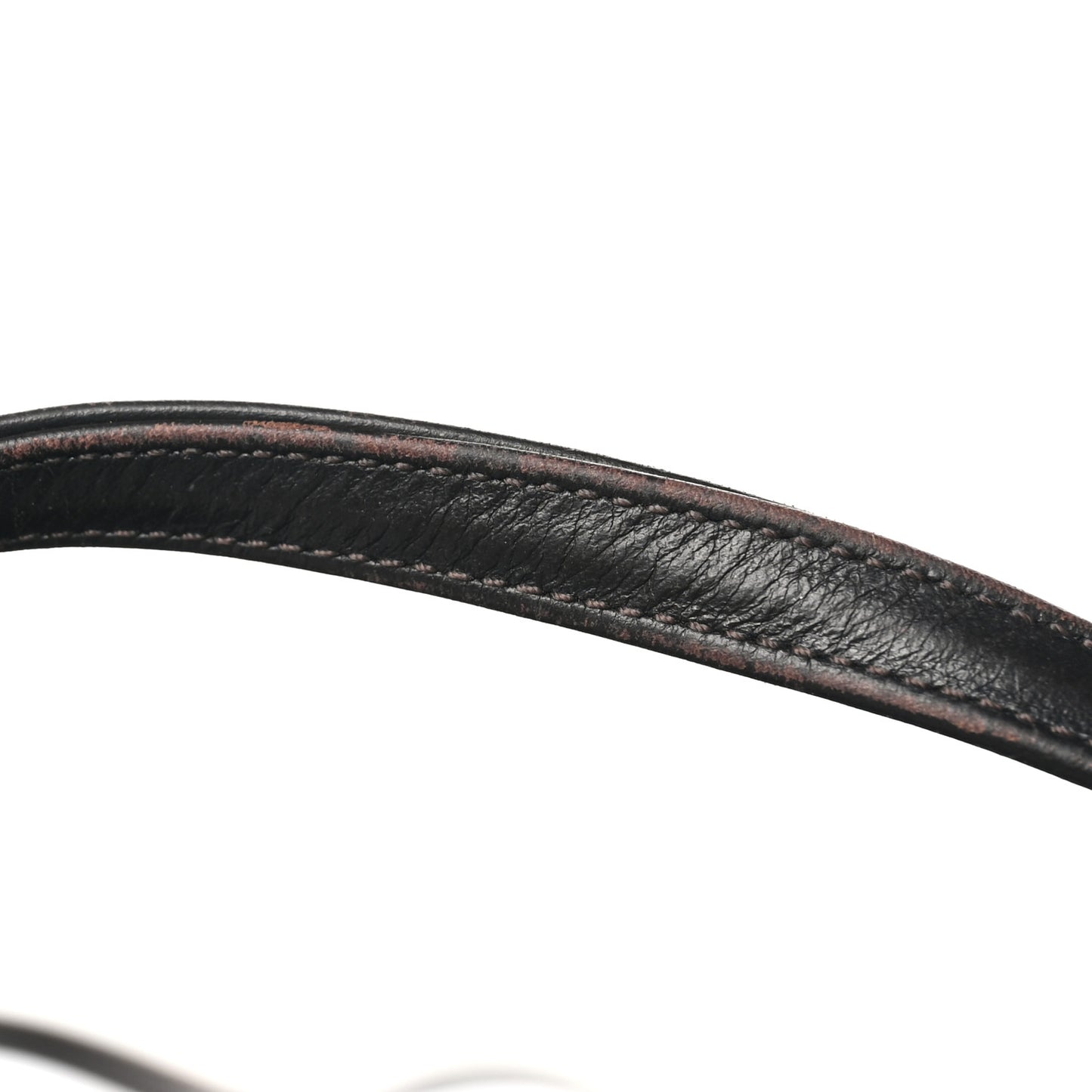 Grained Calfskin Rockstud Shoulder Tote Black