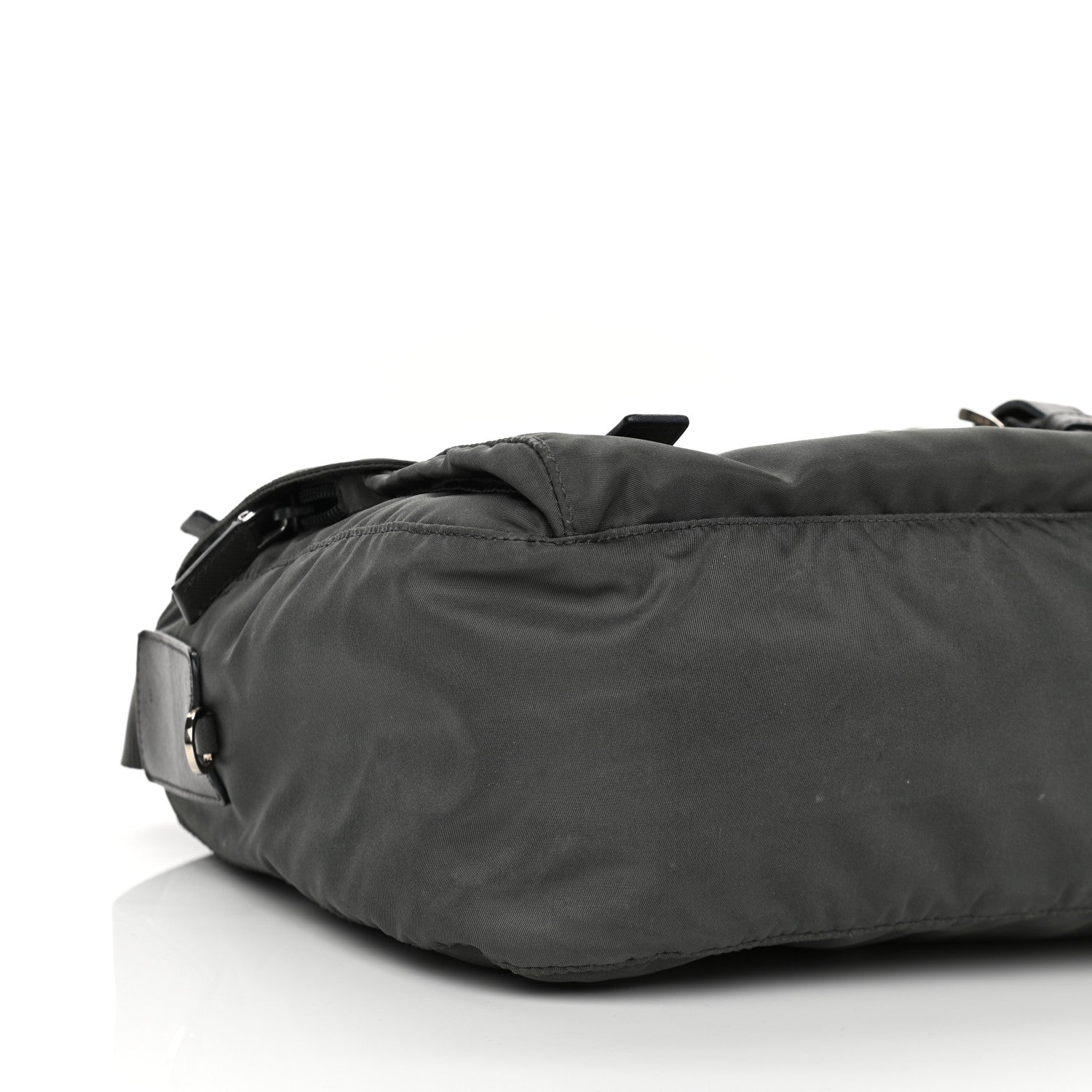 Prada Tessuto Nylon Saffiano Vela Messenger Bag Bosco 10 of 13