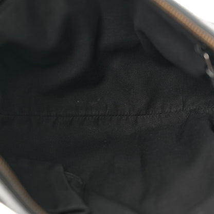 Gucci Monogram Web Medium Half Moon Hobo Black 5 of 12