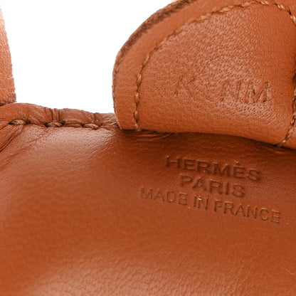 Hermes Milo Lambskin Grigri Rodeo Horse Bag Charm PM Gold 3 of 4