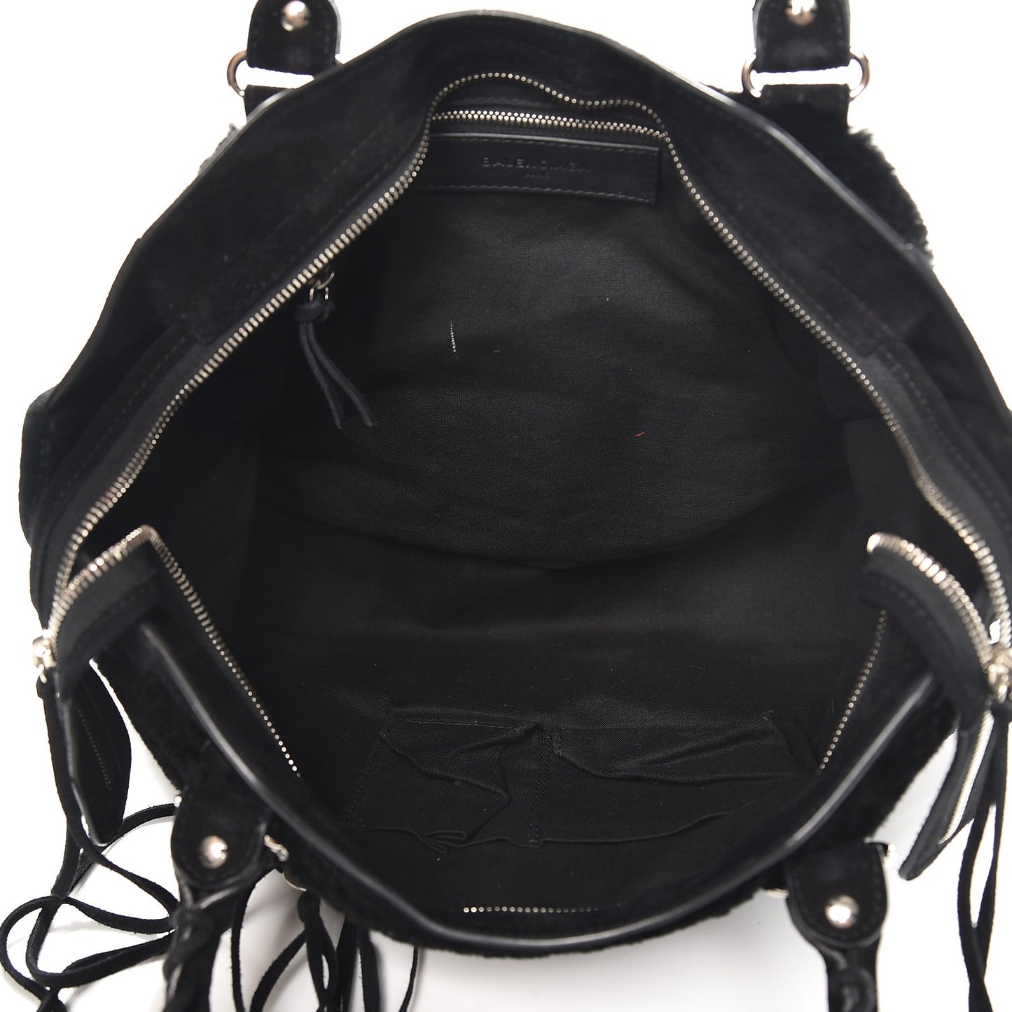Shearling Suede Classic Hardware City Black