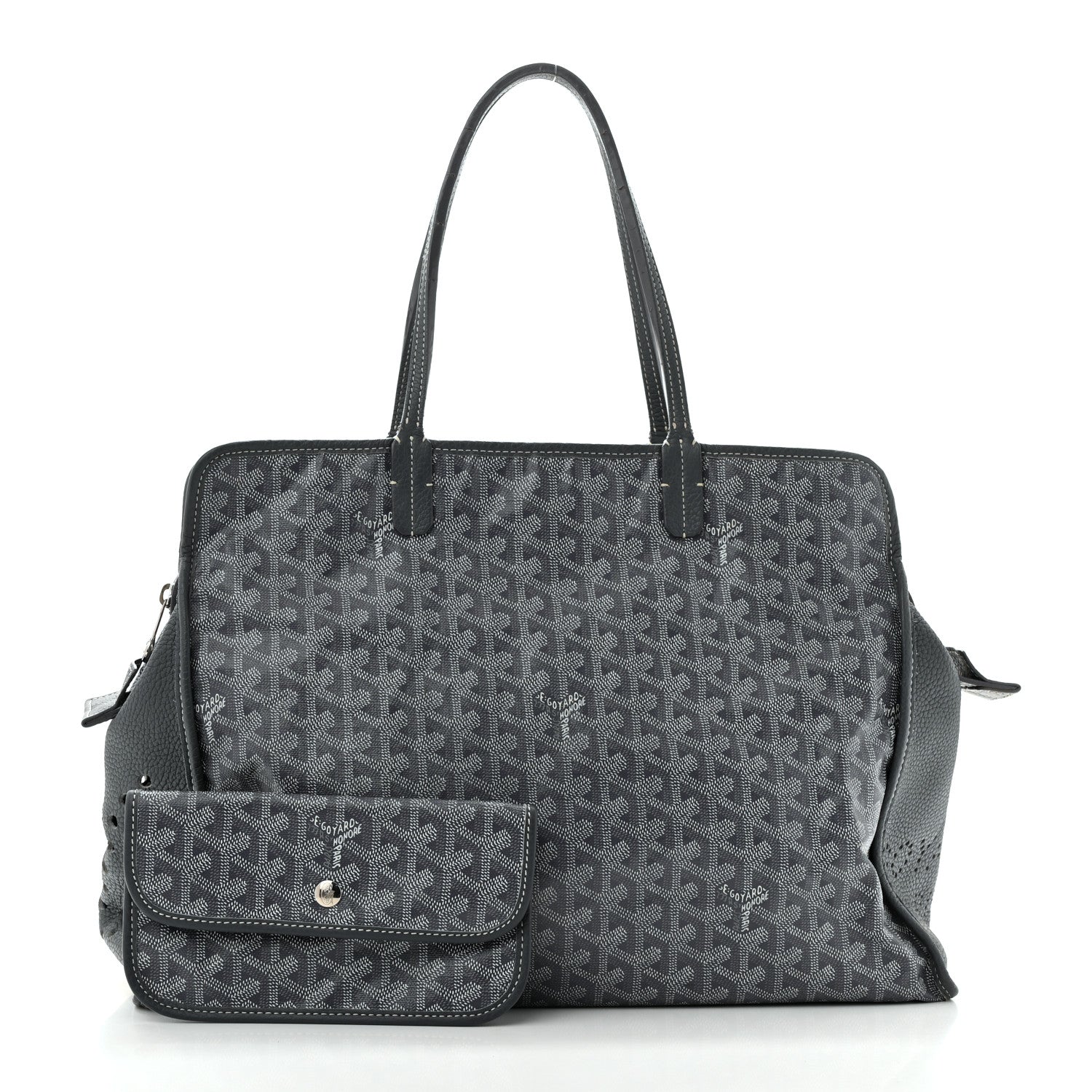 Goyard Goyardine Sac Hardy Pet Carrier PM Grey 3 of 13