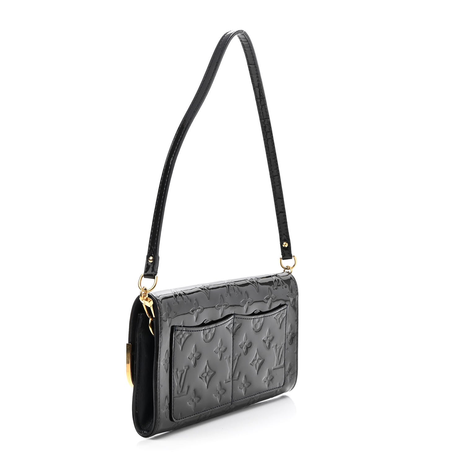 Louis Vuitton Vernis Rossmore MM Blue Infini 2 of 10