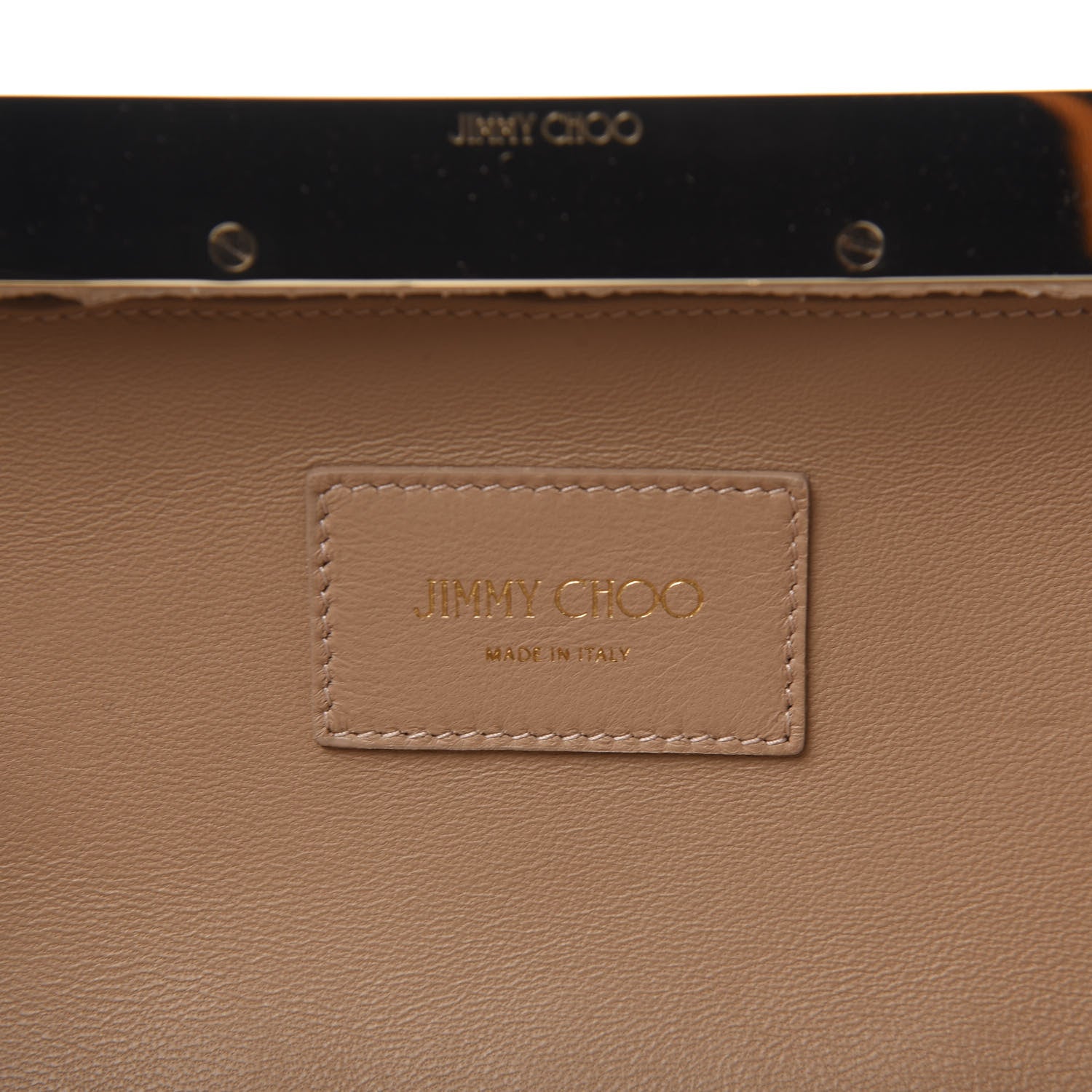 Jimmy Choo Suede Sequin Embroidered Ellipse Clutch Ivory 8 of 9