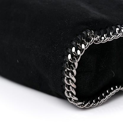 Stella McCartney Shaggy Deer Small Falabella Fold Over Tote Black 8 of 10