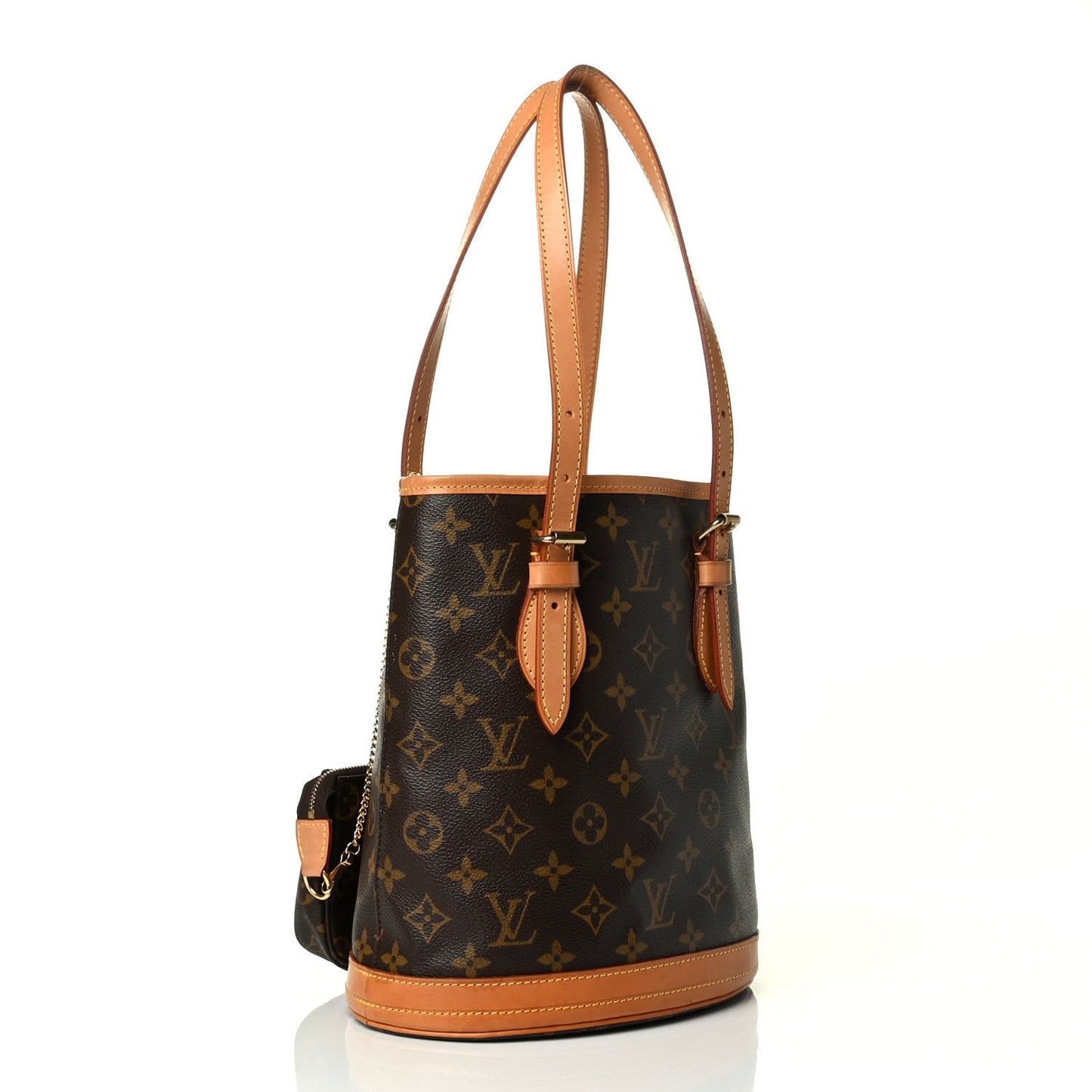 Monogram Petit Bucket 23