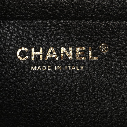 Chanel Grained Calfskin Stitched Urban Essentials Small Shopping Bag Black 6 of 10