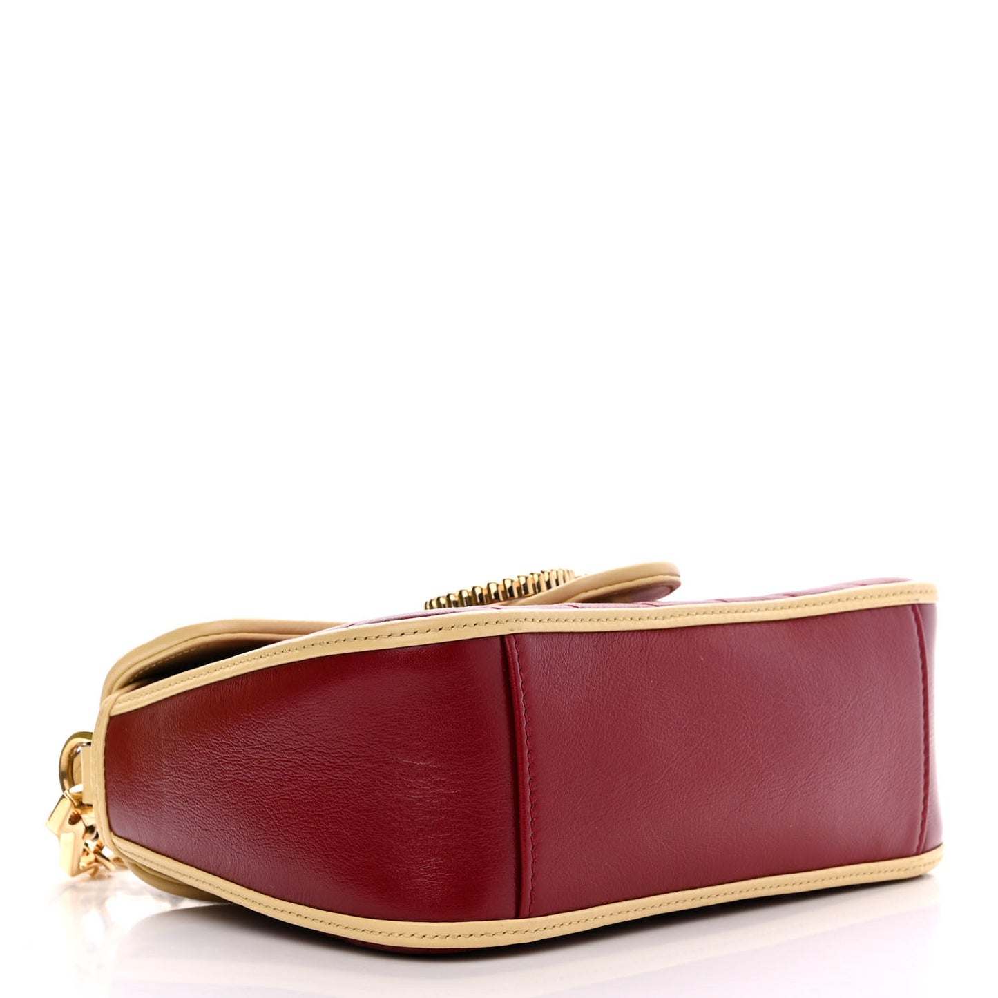 Azalea Calfskin Matelasse Diagonal Mini Torchon GG Marmont Top Handle Shoulder Bag Blue Agata New Cherry Red Butter