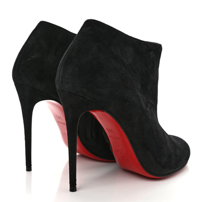 Christian Louboutin Suede Bellissima 100 Ankle Boots 36.5 Black 4 of 8