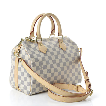 Louis Vuitton Damier Azur Speedy Bandouliere 25 3 of 10