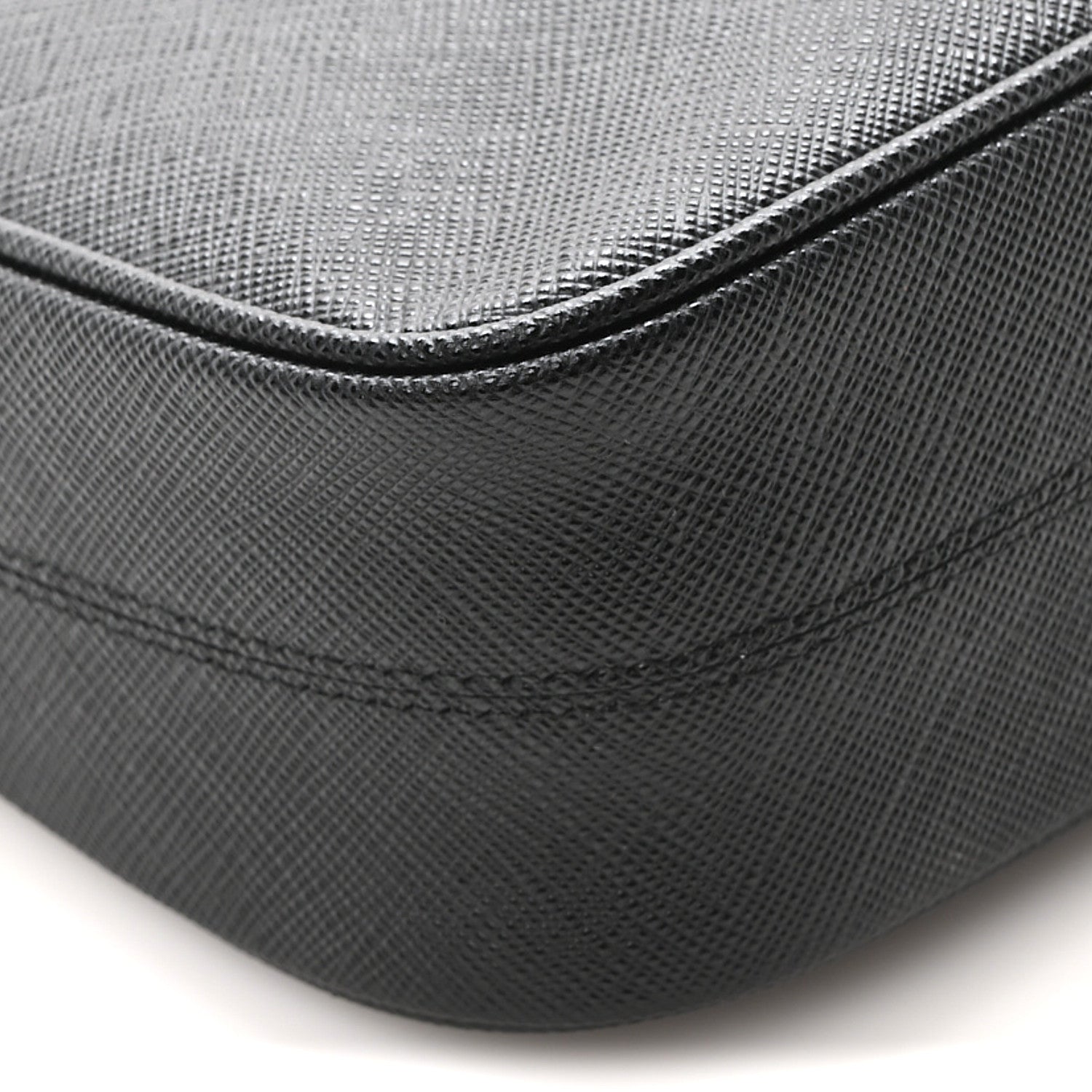 Prada Saffiano Lux Re-Edition 2005 Shoulder Bag Black 8 of 9