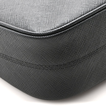 Prada Saffiano Lux Re-Edition 2005 Shoulder Bag Black 8 of 9