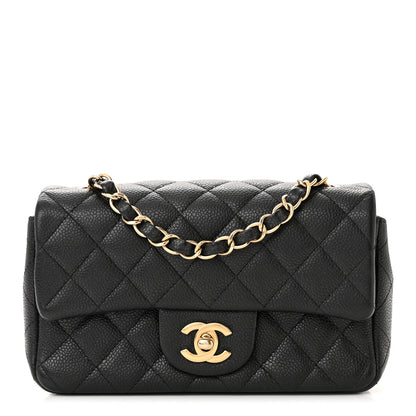 Chanel Caviar Quilted Mini Rectangular Flap Black 1 of 11