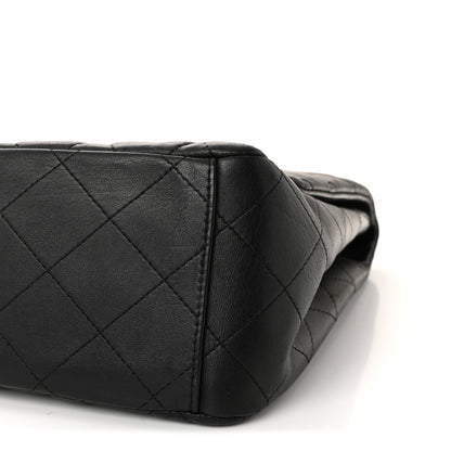 Chanel Lambskin Quilted Maxi Single Flap Black 10 of 10