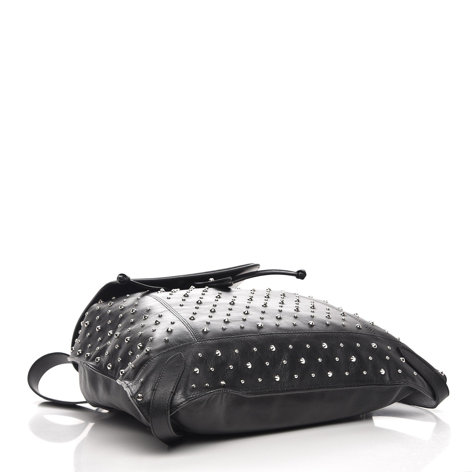 Alexander McQueen Calfskin Studded Padlock Backpack Black 4 of 8