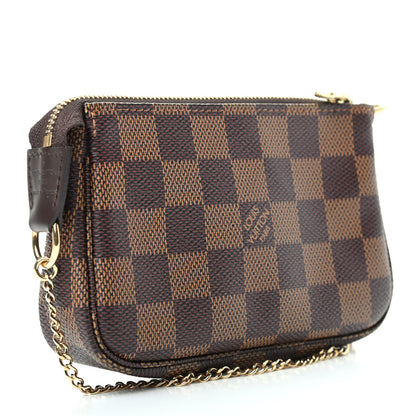 Louis Vuitton Damier Ebene Mini Pochette Accessories 3 of 8