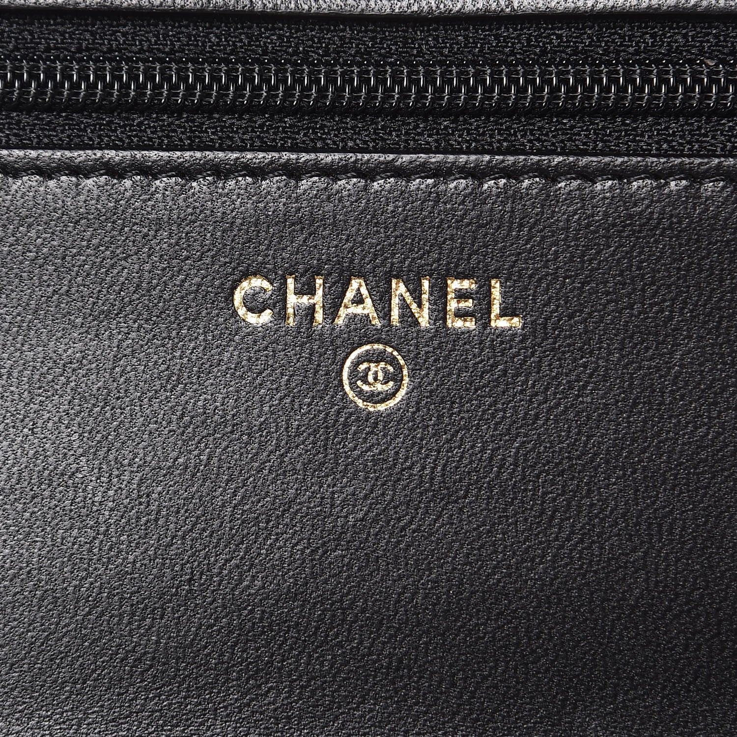 Chanel Lambskin Quilted Trendy CC Wallet On Chain WOC Black 6 of 14