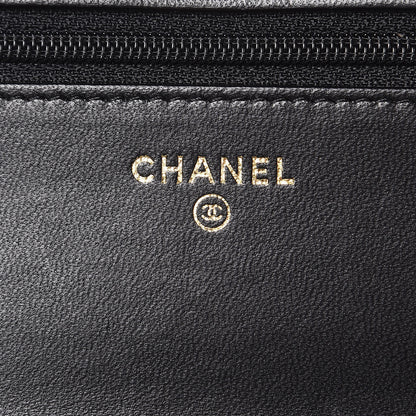 Chanel Lambskin Quilted Trendy CC Wallet On Chain WOC Black 6 of 14