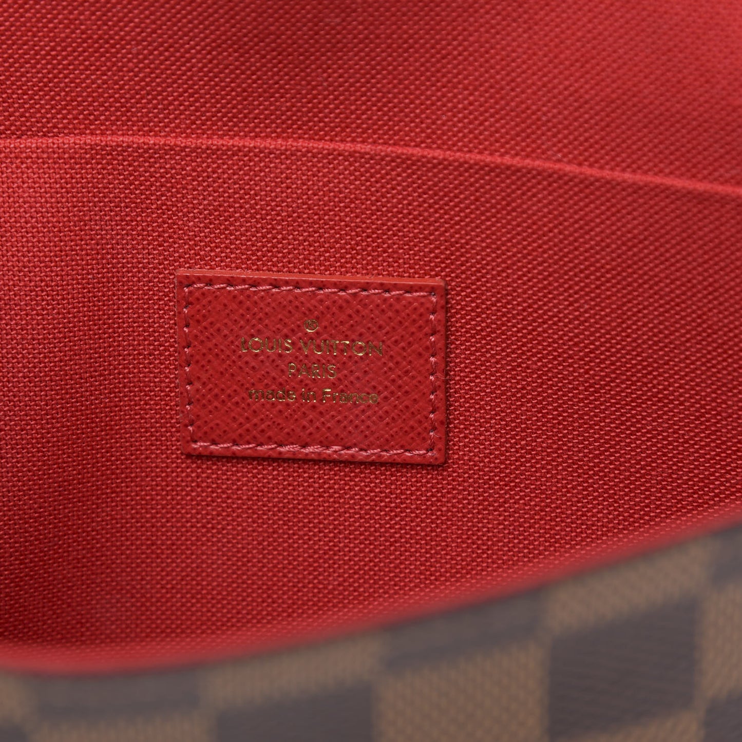 Damier Ebene Pochette Felicie Chain Wallet