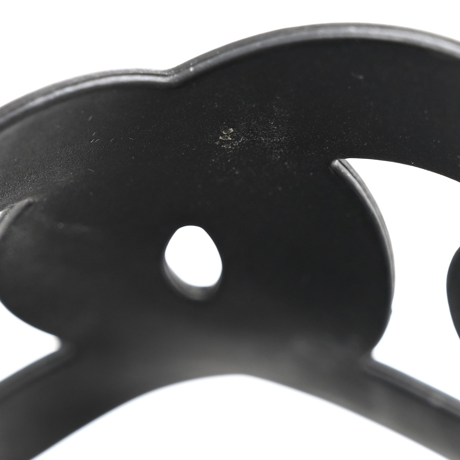 Hermes Rubber Aloha Sandals 36 Black 10 of 12