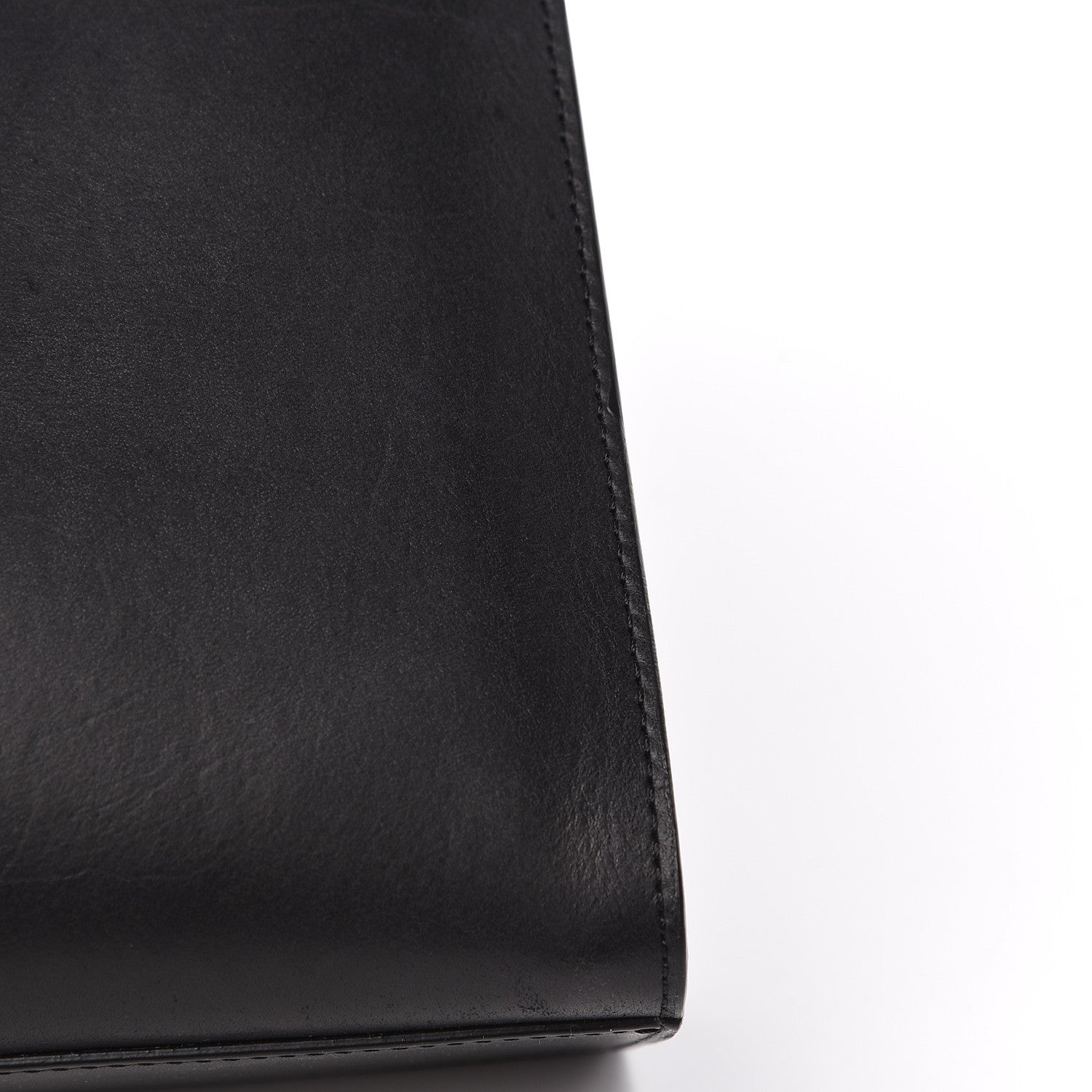 Mansur Gavriel Vegetable Tanned Calfskin Elegant Top Handle Bag Black 12 of 16