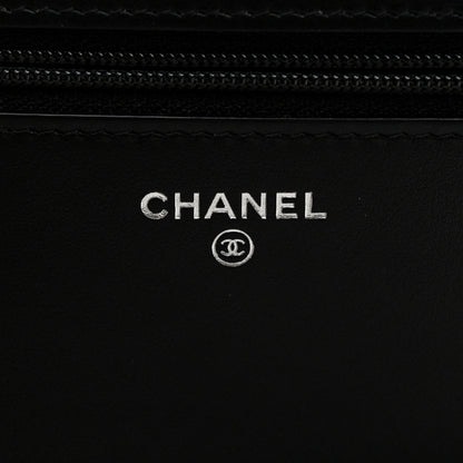 Chanel Caviar Quilted Boy Wallet On Chain WOC Black 6 of 11