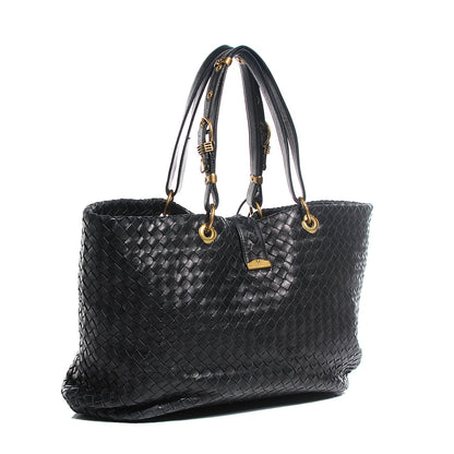 Bottega Veneta Nappa Intrecciato Capri Large Tote Nero Black 3 of 8