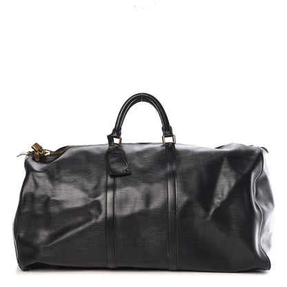Louis Vuitton Epi Keepall 60 Black 1 of 21