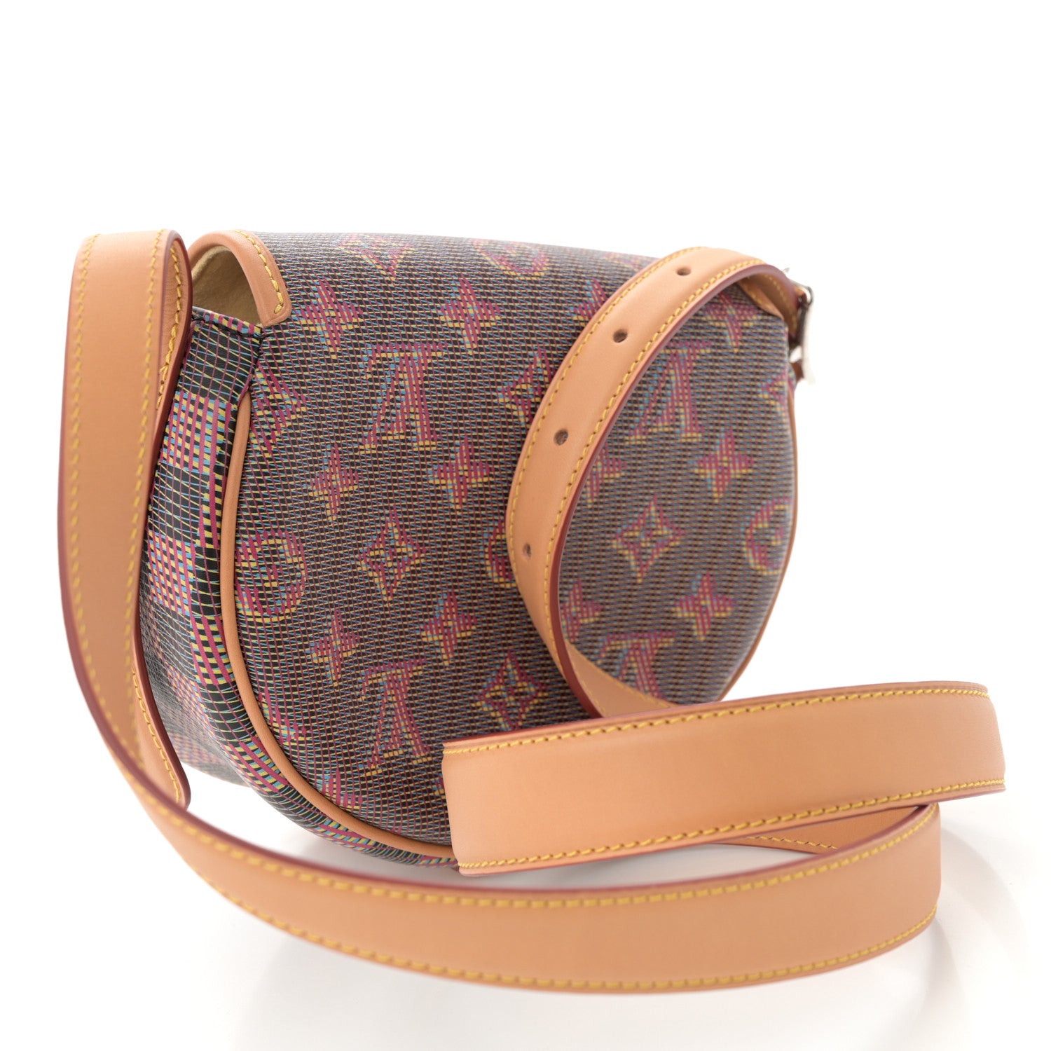 Louis Vuitton Monogram LV Pop Tambourin Rose 3 of 10