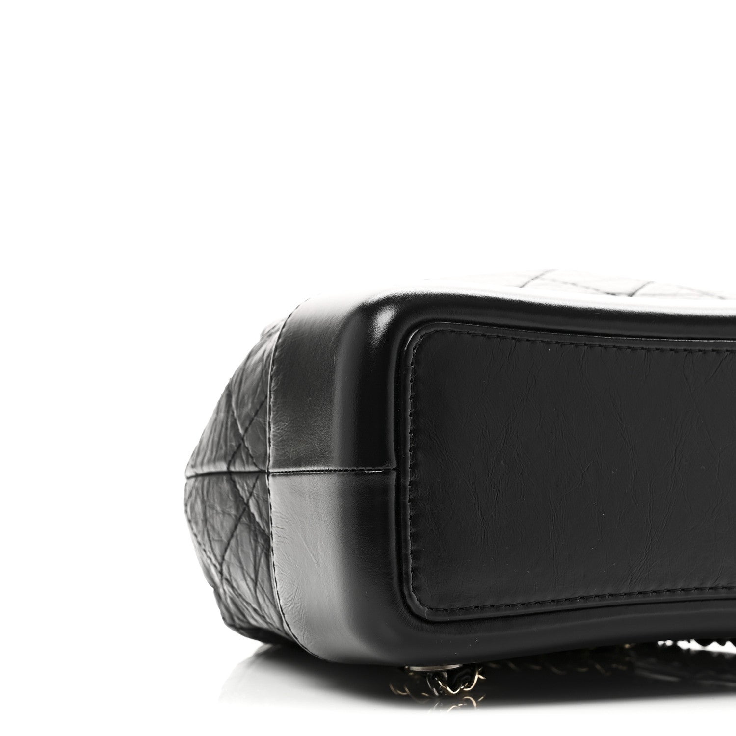 Chanel Aged Calfskin Quilted Small Gabrielle Backpack Black 9 of 10