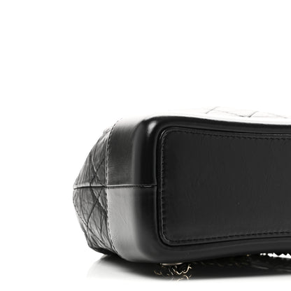 Chanel Aged Calfskin Quilted Small Gabrielle Backpack Black 9 of 10
