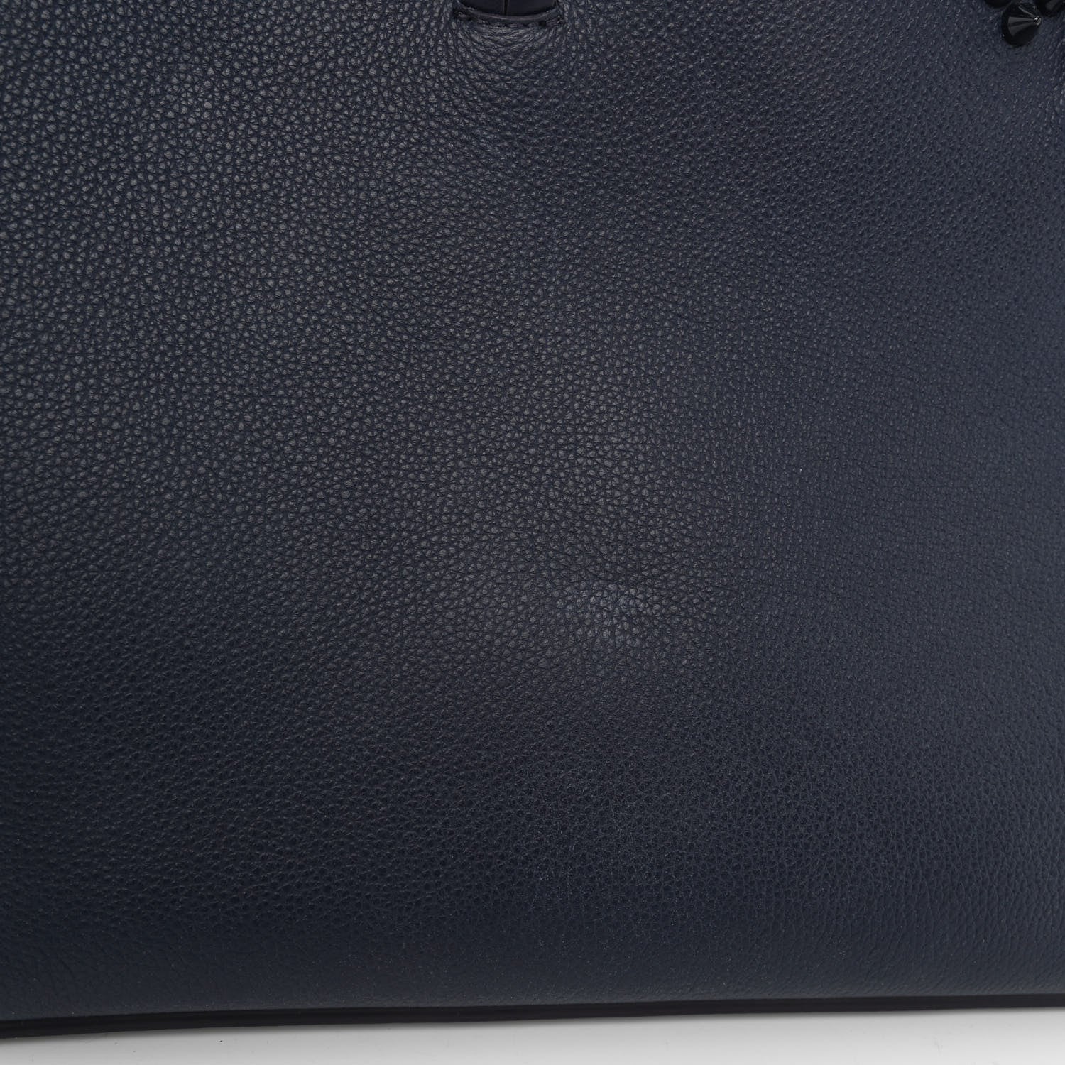 Christian Louboutin Calfskin Empire Spike Studded East West Cabata Tote Navy 12 of 12