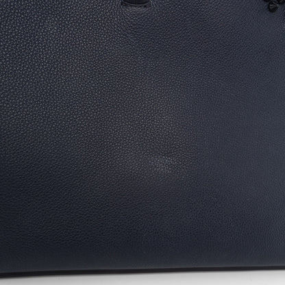 Christian Louboutin Calfskin Empire Spike Studded East West Cabata Tote Navy 12 of 12