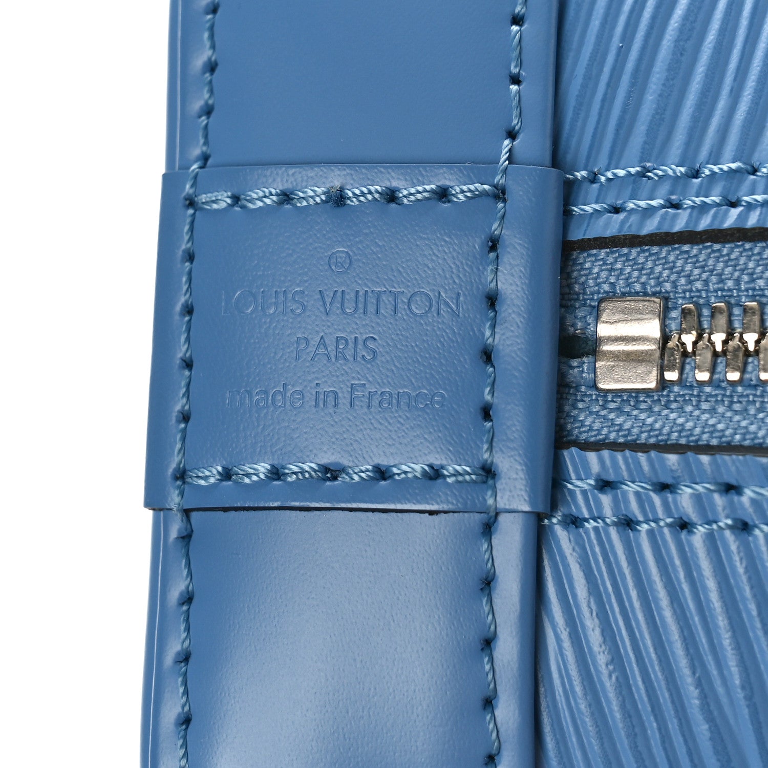 Louis Vuitton Epi Jacquard Alma BB Bleuet 6 of 8