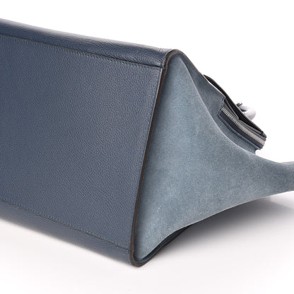 Celine Drummed Calfskin Suede Double Zip Trapeze Orage 9 of 11
