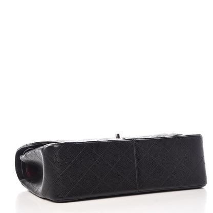 Chanel Caviar Quilted Jumbo Double Flap Black 4 of 9