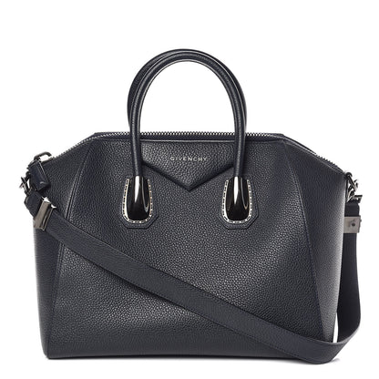 Givenchy Sugar Goatskin Kenya Metal Medium Antigona Deep Blue 1 of 11