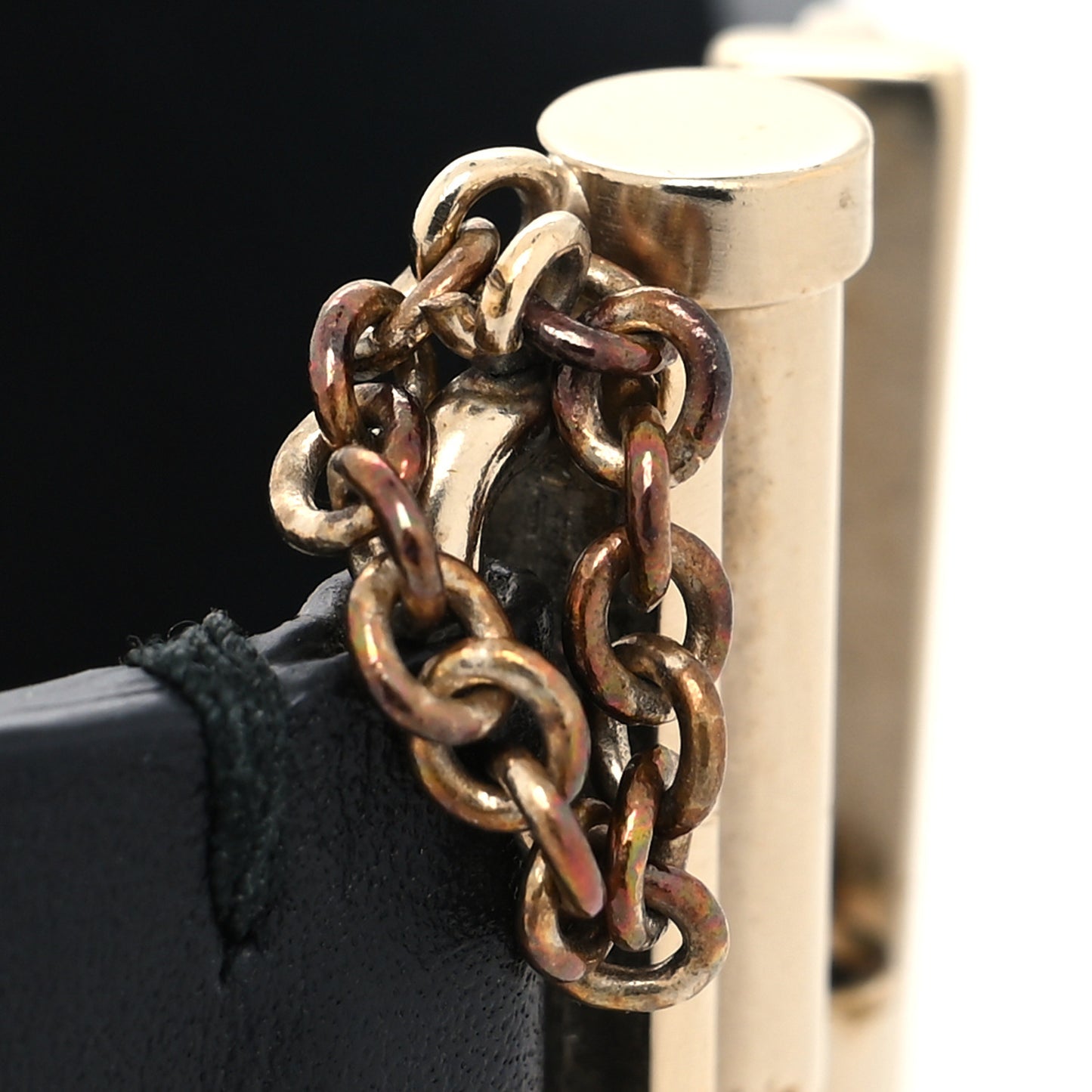 Calfskin CC Wide Cuff M Black