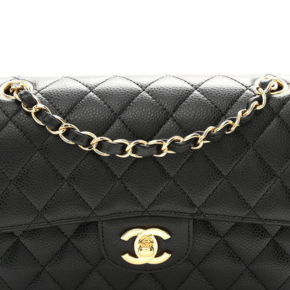 Chanel Caviar Quilted Small Double Flap Black 8 of 10