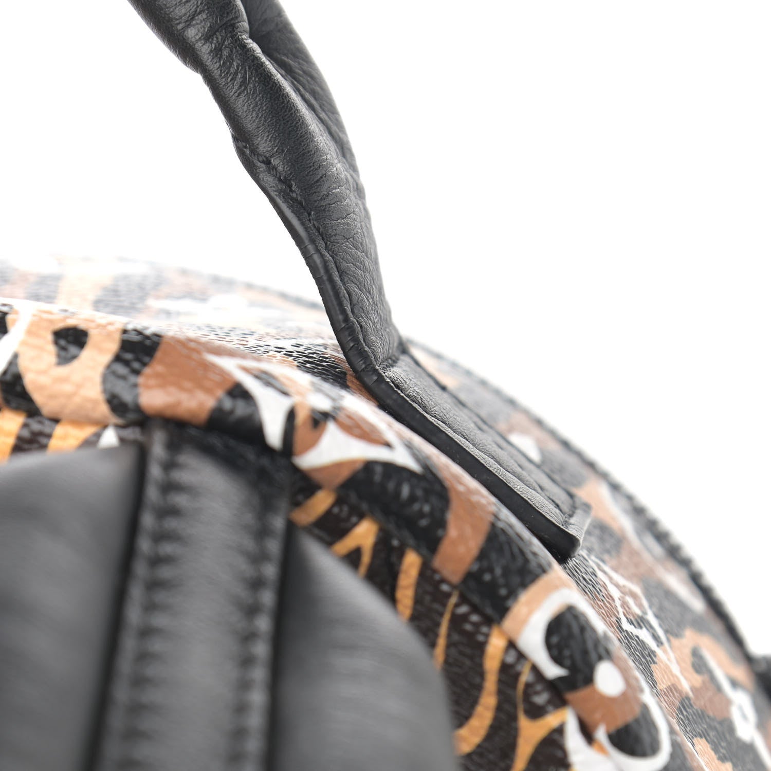 Louis Vuitton Monogram Giant Jungle Palm Springs Backpack PM Black 9 of 10