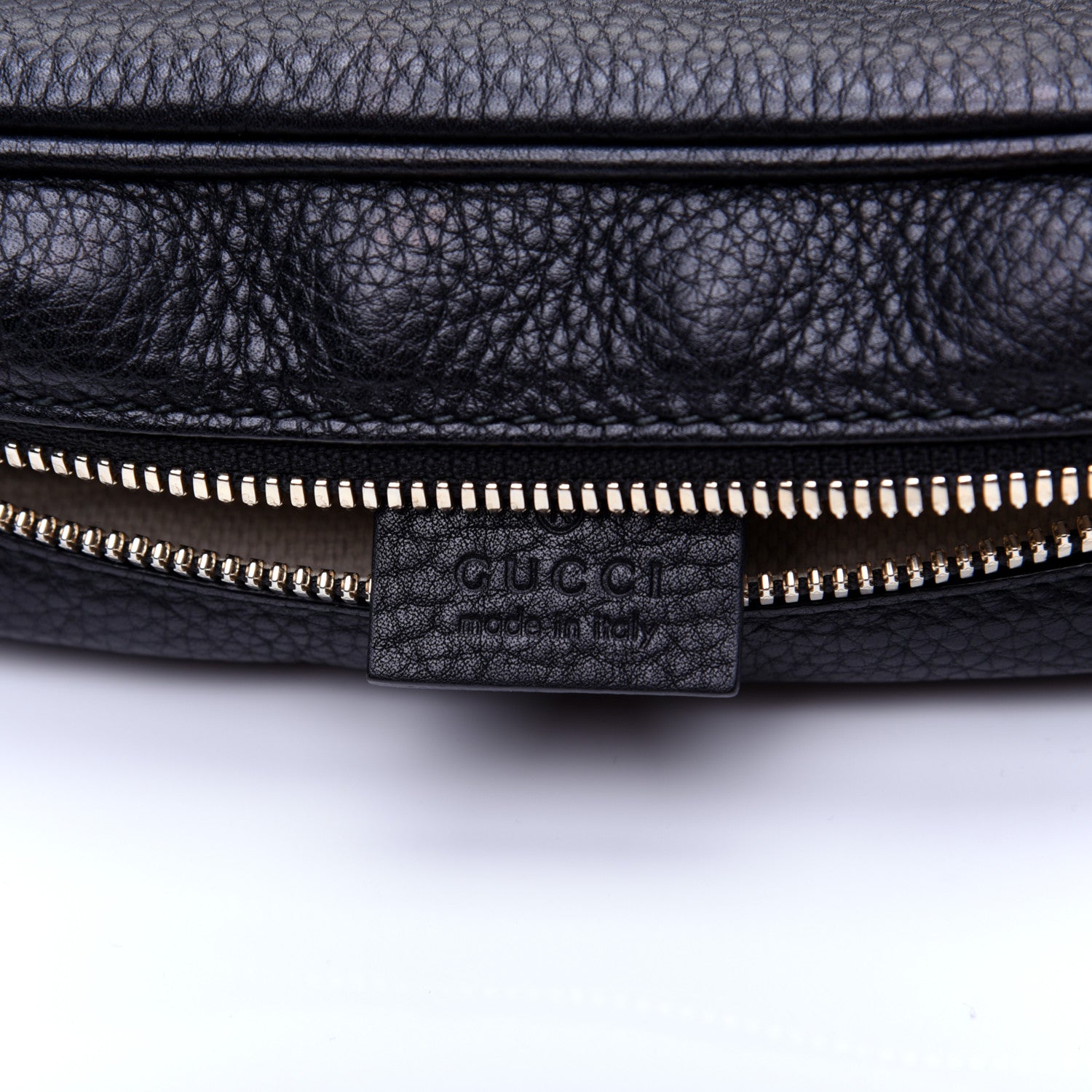 Gucci Pebbled Calfskin Small Soho Disco Bag Black 8 of 10