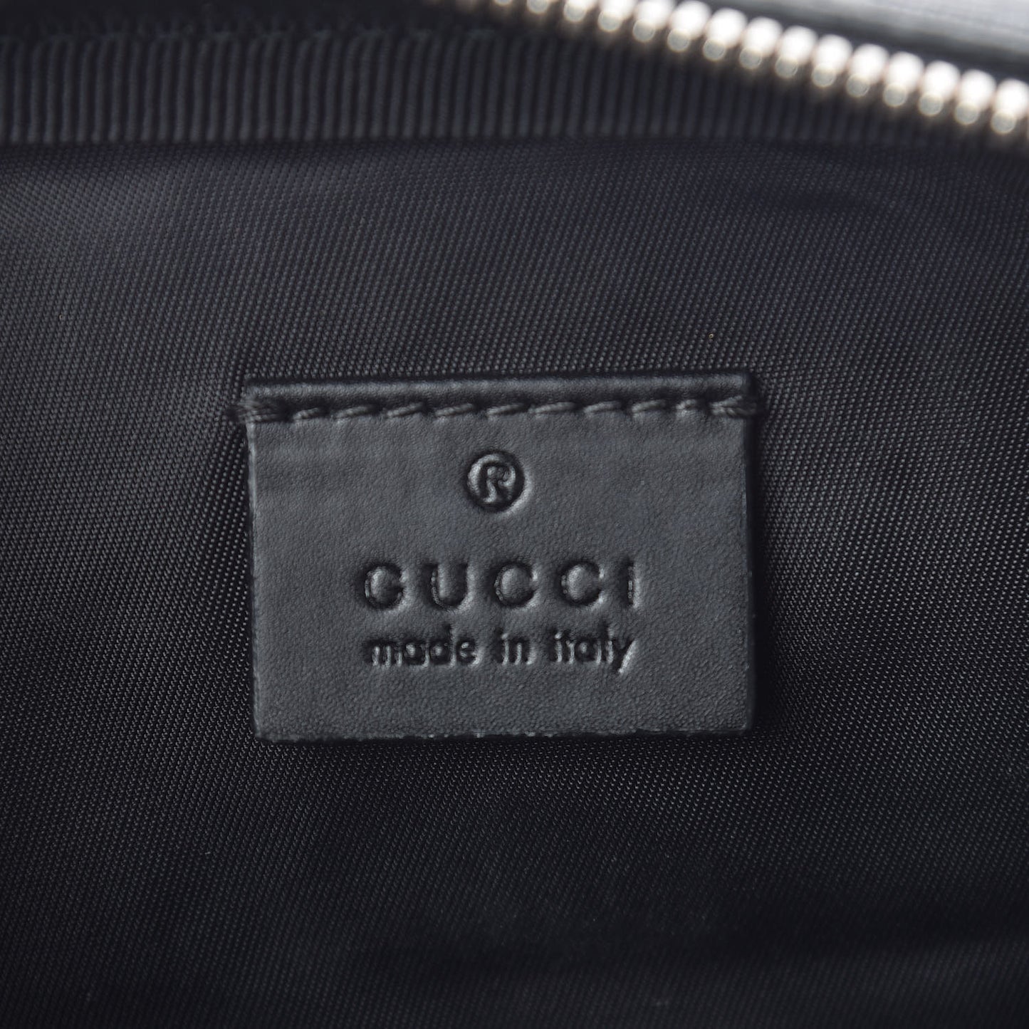 GG Supreme Monogram Web Belt Bag Black