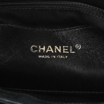 Chanel Iridescent Calfskin Large Just Mademoiselle Bowling Bag Blue 6 of 7