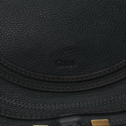 Chloe Calfskin Medium Marcie Round Crossbody Bag Black 8 of 11